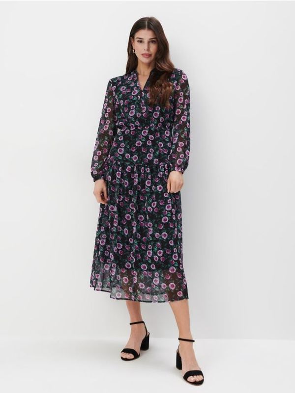 Mohito Mohito - Midi haljina s cvjetnim dezenom - šarena