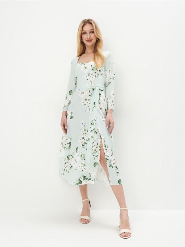 Mohito Mohito - Midi haljina s cvjetnim dezenom - zelena