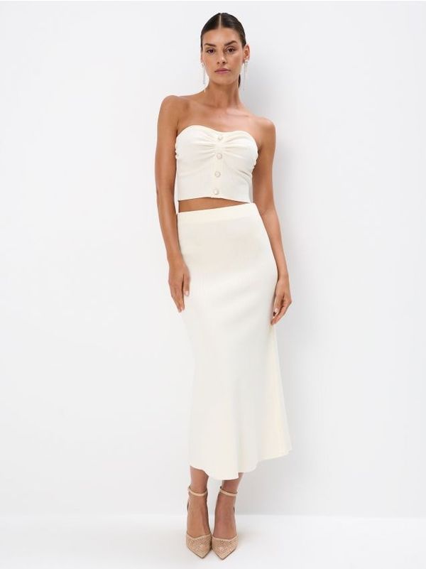 Mohito Mohito - Midi suknja - krem