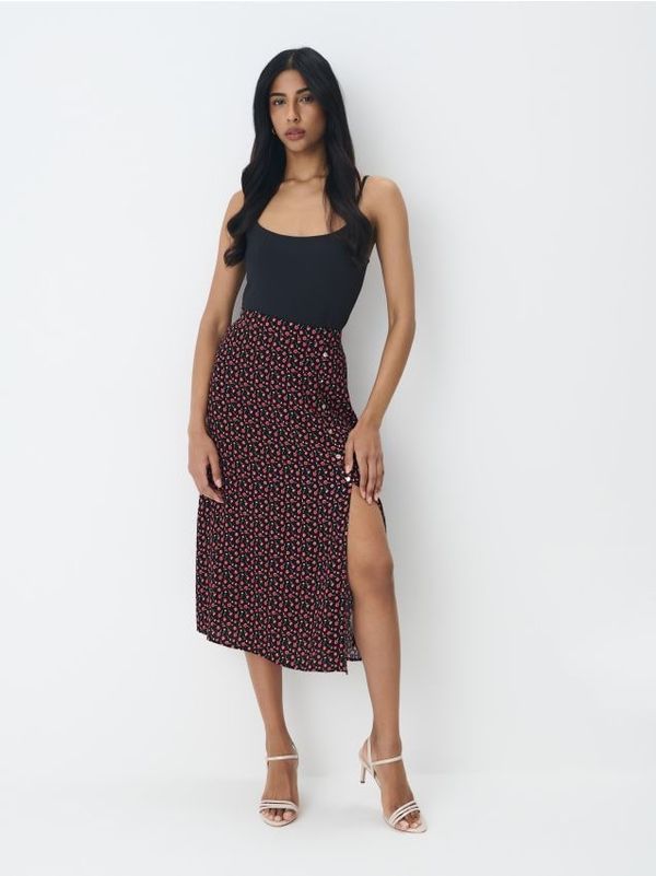 Mohito Mohito - Midi suknja od viskoze - crvena