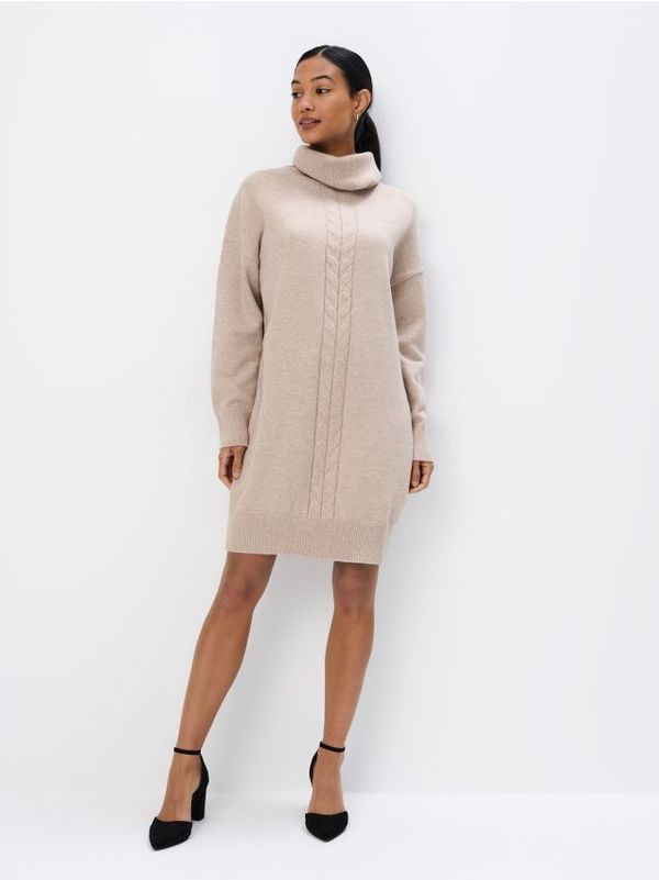 Mohito Mohito - Mini džemper-haljina - bež