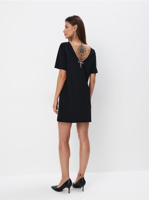 Mohito Mohito - Mini haljina s mašnom - crna