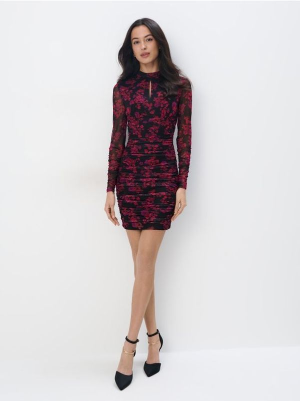 Mohito Mohito - Mini haljina s naborom - crna