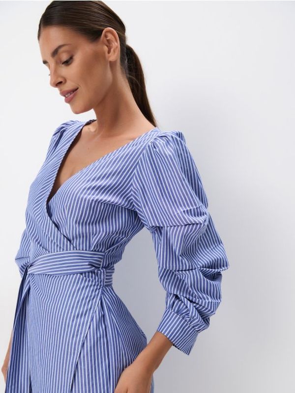 Mohito Mohito - Mini haljina s prugama - plava