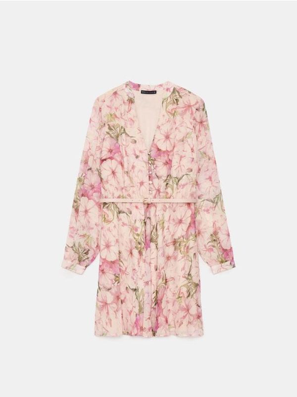 Mohito Mohito - Mini haljina s remenom - roza