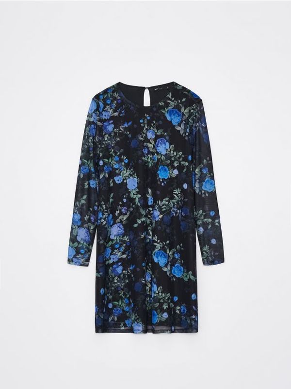 Mohito Mohito - Mini haljina trapez kroja - plava