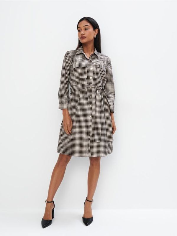 Mohito Mohito - Mini košulja-haljina - bež