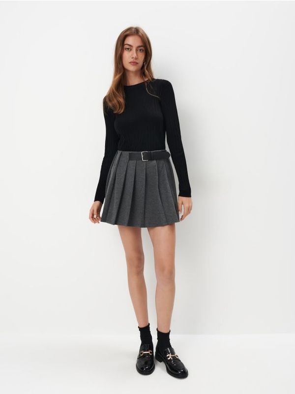 Mohito Mohito - Mini suknja s remenom - siva