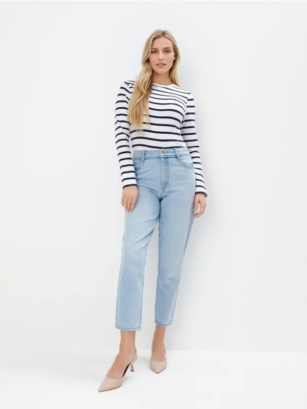 Mohito Mohito - Mom fit Farmerke - plava