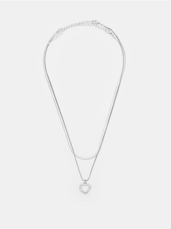 Mohito Mohito - Ogrlica s privjeskom - srebrna