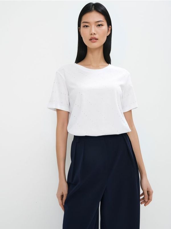 Mohito Mohito - Pamučna majica kratkih rukava - bijela