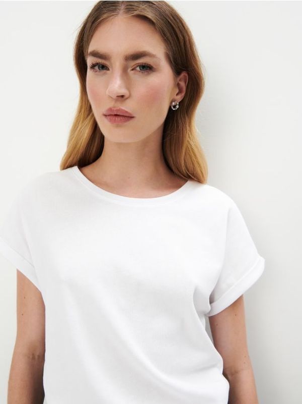 Mohito Mohito - Pamučna majica kratkih rukava - bijela