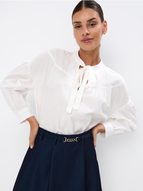 Mohito Mohito - Pamučni top - krem