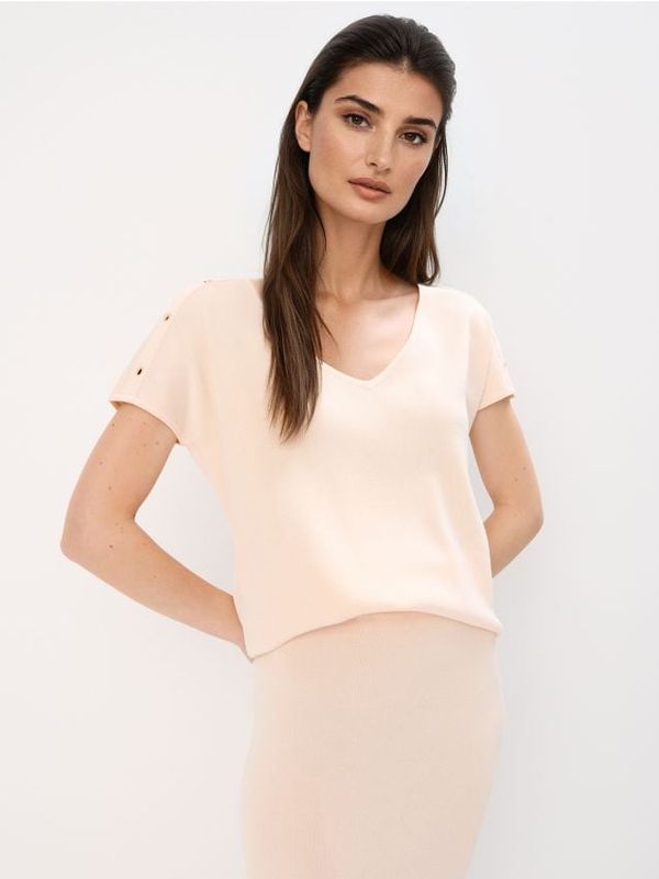 Mohito Mohito - Pletena bluza - bež