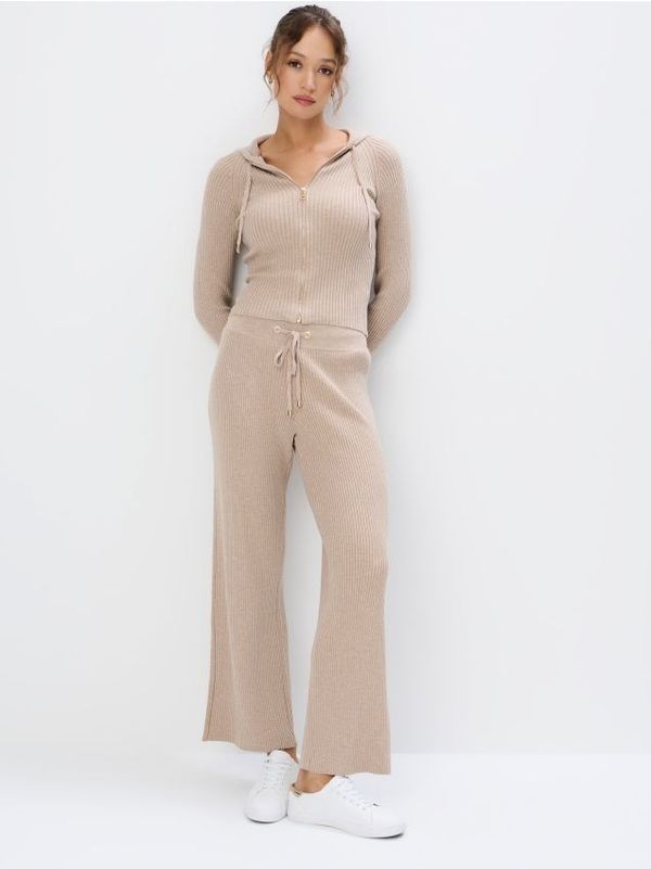 Mohito Mohito - Pletene hlače - bež