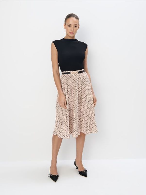 Mohito Mohito - Plisirana suknja - bež