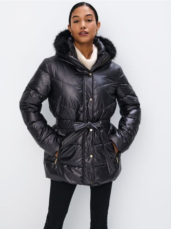 Mohito Mohito - Prošivena jakna s kapuljačom - siva