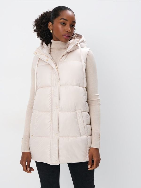 Mohito Mohito - Prošiveni prsluk - krem