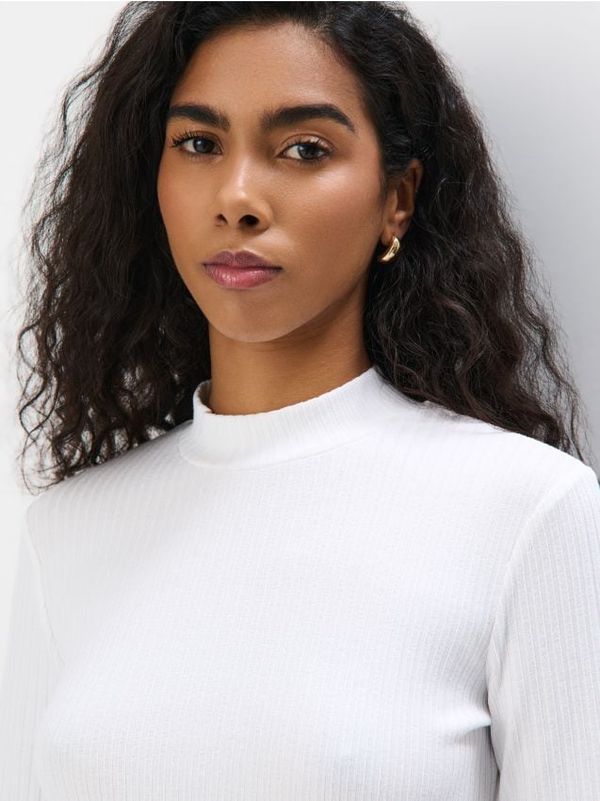 Mohito Mohito - Prugasta bluza - bijela