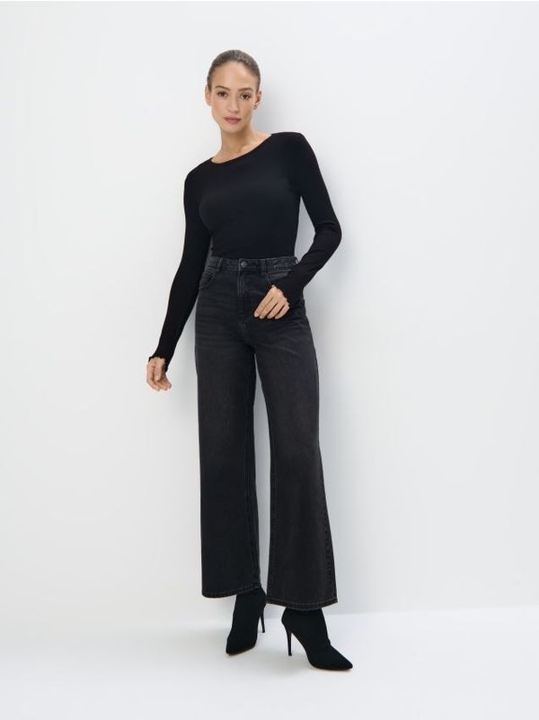 Mohito Mohito - Prugasta bluza - crna