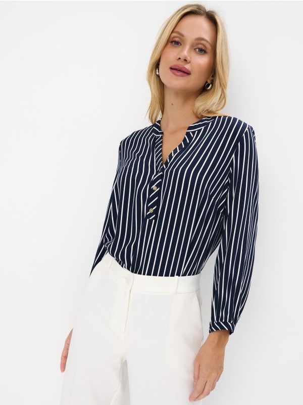 Mohito Mohito - Prugasta bluza - mornarsko plava