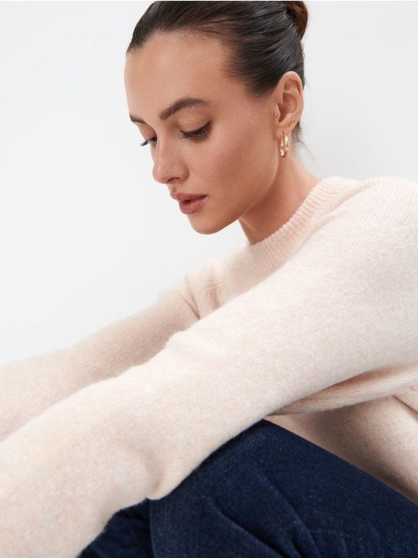 Mohito Mohito - Pulover s uspravnim ovratnikom - bež