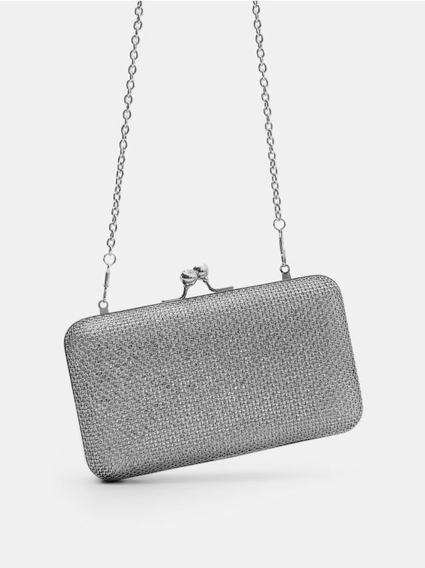 Mohito Mohito - Ručna torbica s lancem - srebrna