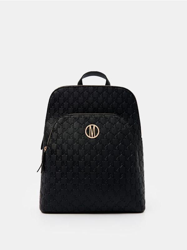 Mohito Mohito - Ruksak s uzorkom monograma - crna