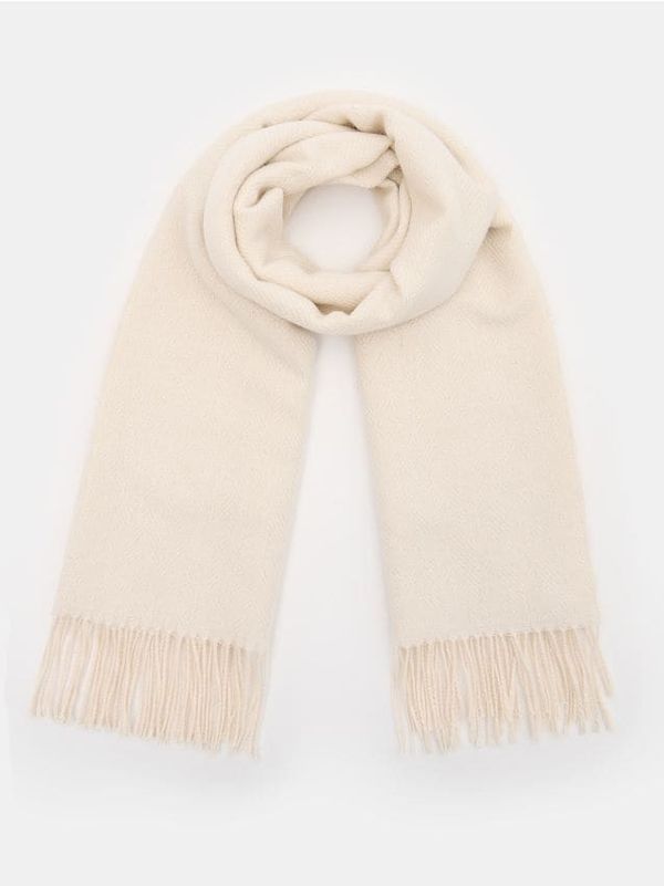 Mohito Mohito - Šal s resama - krem