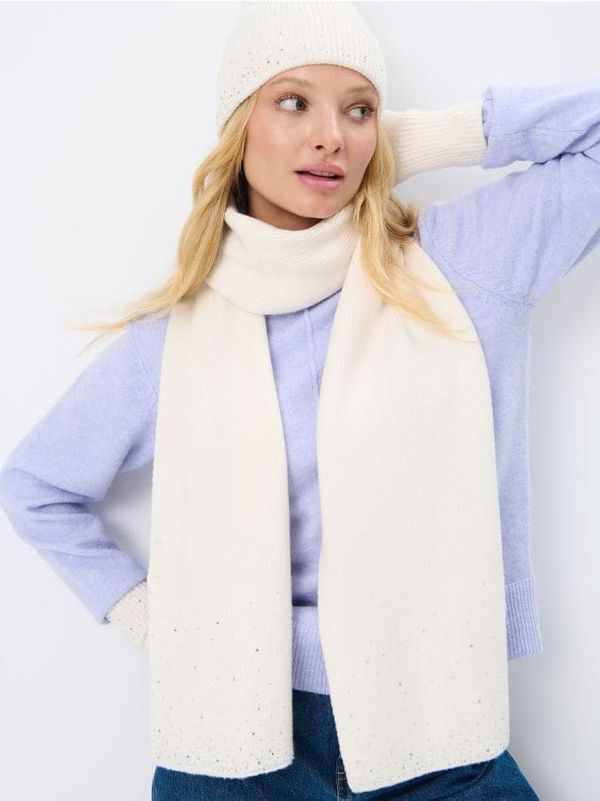 Mohito Mohito - Šal s ukrasnim detaljima - bijela