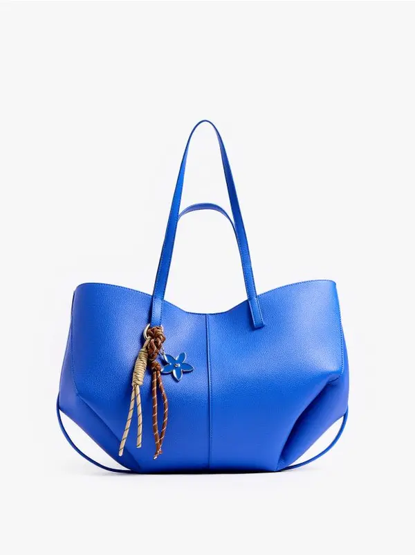 Mohito Mohito - Shopper torba s privjeskom za ključeve - plava