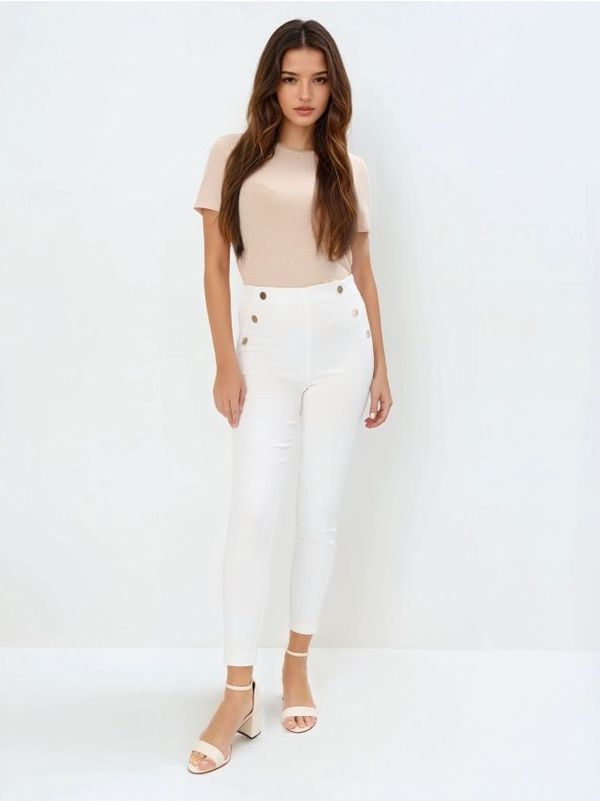 Mohito Mohito - Skinny hlače - krem