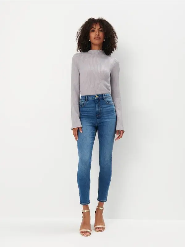 Mohito Mohito - Skinny Traperice PETITE - plava