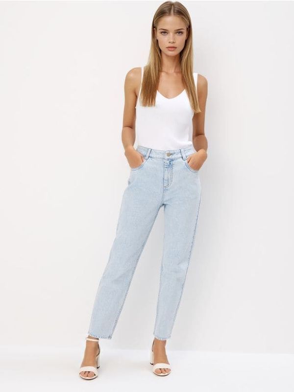 Mohito Mohito - Slim Farmerke mom kroja - plava