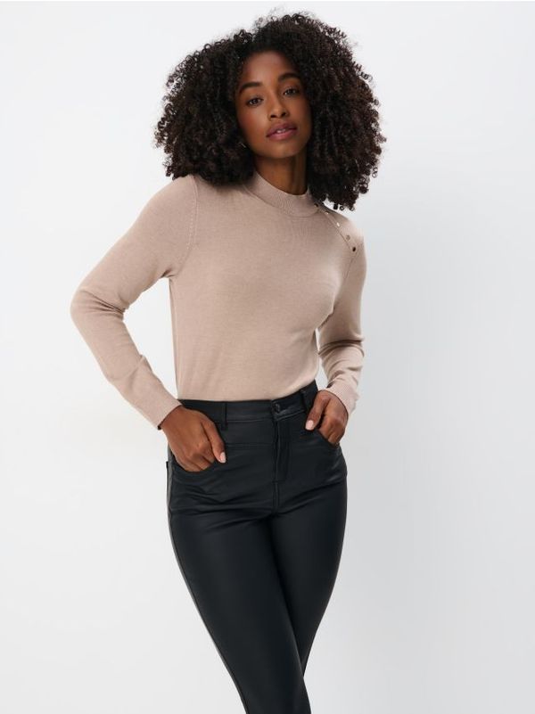 Mohito Mohito - Strukirani džemper - bež