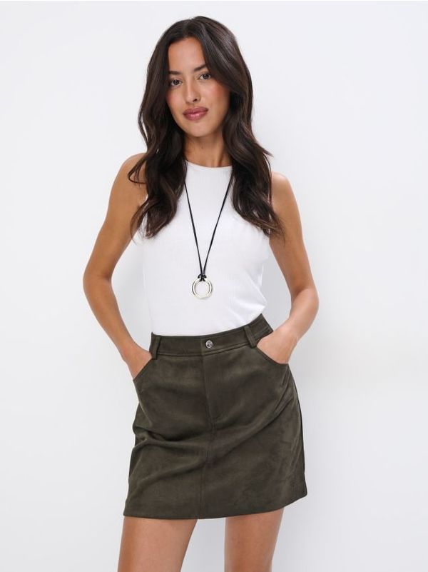 Mohito Mohito - Strukirani top - bijela