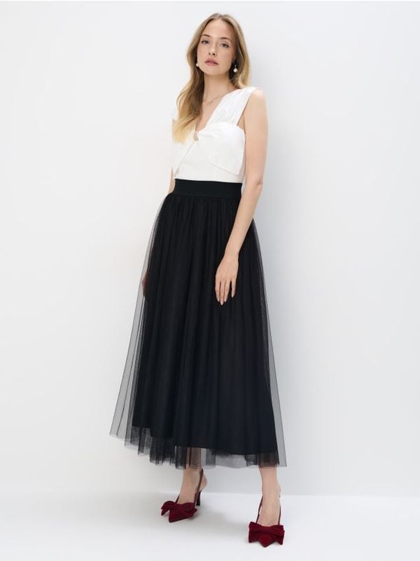 Mohito Mohito - Suknja od mesh materijala - crna