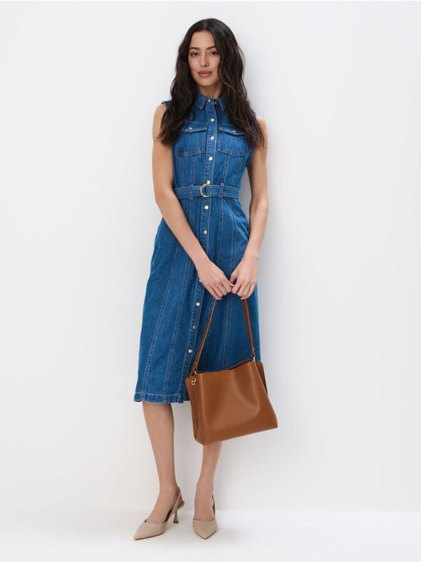 Mohito Mohito - Traper midi haljina - plava