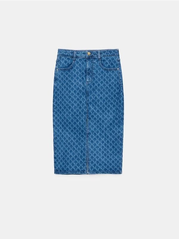 Mohito Mohito - Traper midi suknja - mornarsko plava