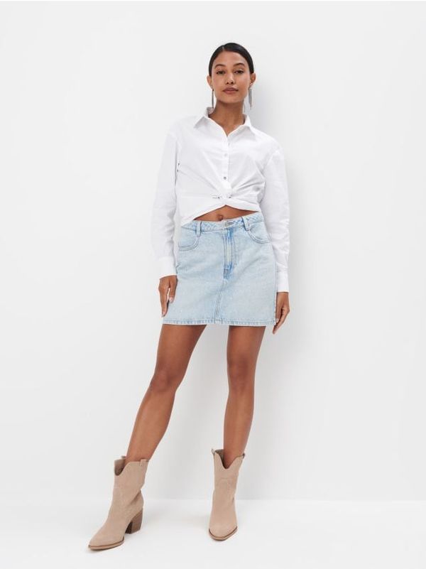 Mohito Mohito - Traper mini suknja - plava