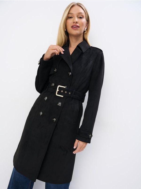 Mohito Mohito - Trenčkot s pojasom - crna