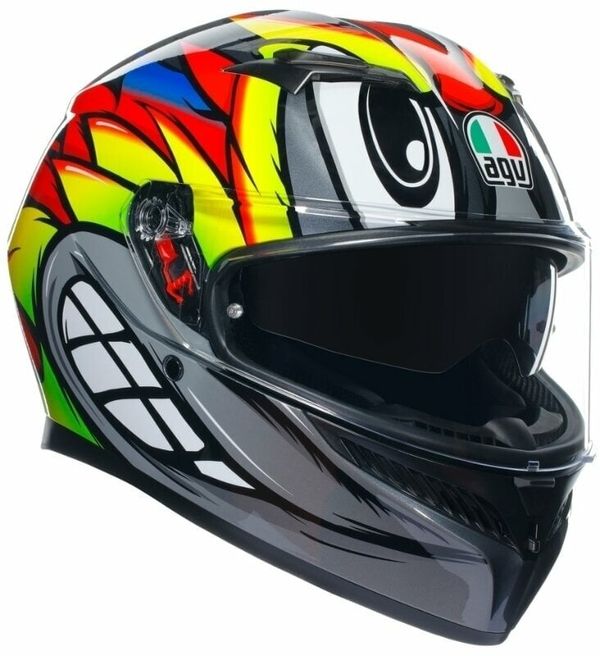 AGV AGV K3 Birdy 2.0 Grey/Yellow/Red XL Kaciga