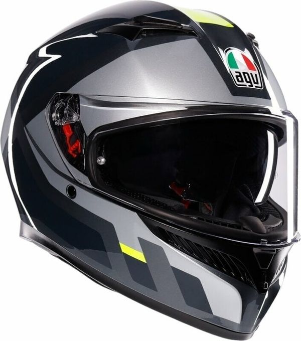 AGV AGV K3 Shade Grey/Yellow Fluo L Kaciga