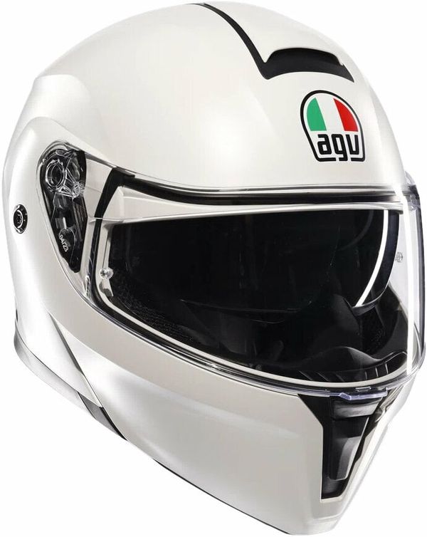 AGV AGV Streetmodular Matt Materia White 2XL Kaciga