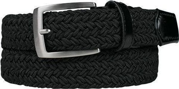 Alberto Alberto Basic Braided Mens Black 95 cm Remen