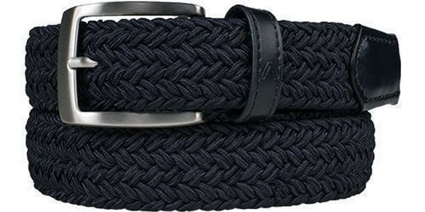Alberto Alberto Basic Braided Mens Navy 105 cm Remen