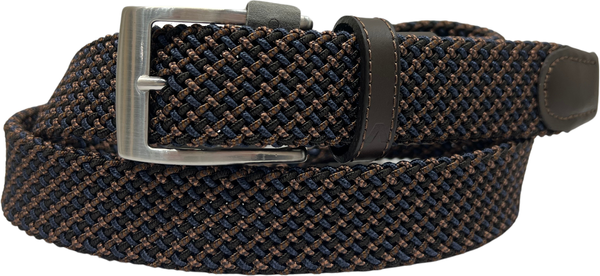 Alberto Alberto Gürtel Multicolor Braided Dark Blue/Brown 100 cm Remen