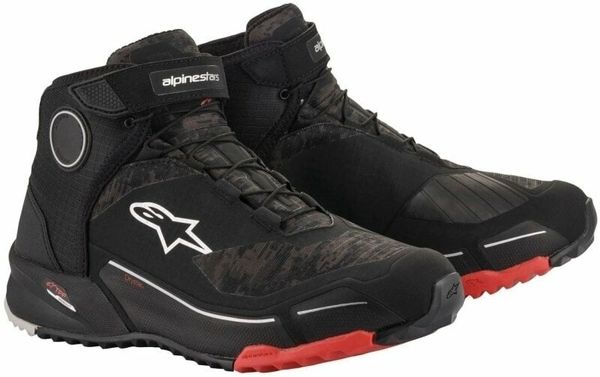 Alpinestars Alpinestars CR-X Drystar Riding Shoes Black/Camo/Red 40 Motociklističke čizme