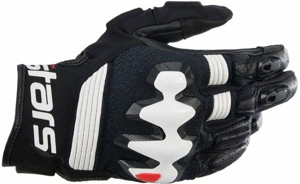 Alpinestars Alpinestars Halo Leather Gloves Black/White XL Rukavice