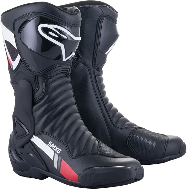 Alpinestars Alpinestars SMX-6 V2 Boots Black/White/Gray 44 Motociklističke čizme